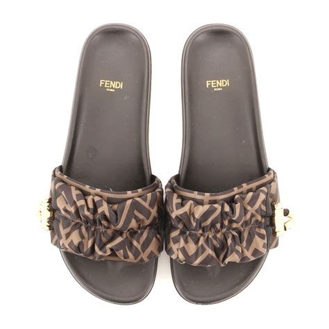 fendi ladies sandals|women Fendi sandals clearance.